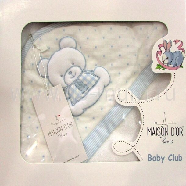 Махровый уголок для новорожденного "BABY CLUB" MAISON D'OR